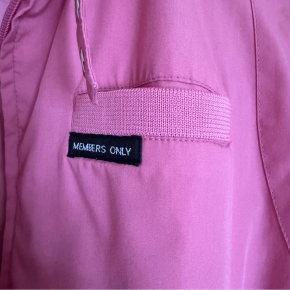 Members Only Pink Racer Jacket - Picture 3 of 9